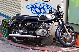 摩托车,川崎,复古