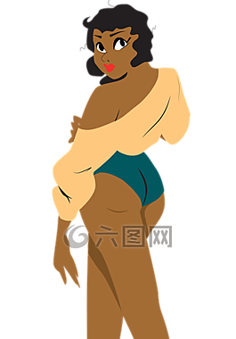 黑色的女人,黑色的性感的女人,女性