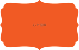 帧,边缘,橙色