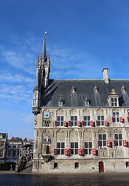 大会堂,gouda,荷兰