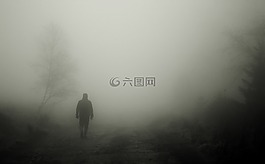 晨运人士,秋季,雾