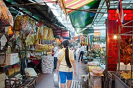 市场,唐人街,出售