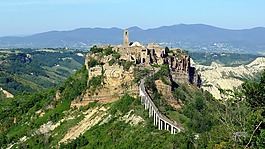 奇维塔 di bagnoregio,拉齐奥,维泰博省