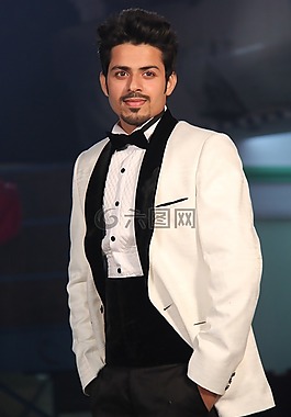 英俊,年轻,模型