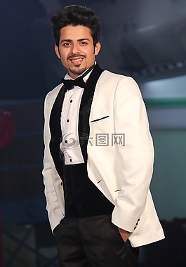 英俊,年轻,模型