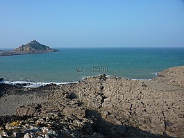 海景,圣劳伦斯河val andré,副盔甲