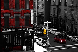 纽约,城市,汽车