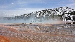 国家公园,黄石,美国