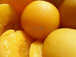 桃子,从插座,黄色