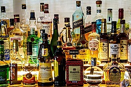 酒,瓶,酒精