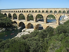 pont du gard,普罗旺斯,法国
