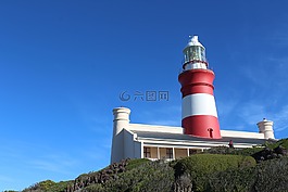 灯塔,普agulhus,南部最尖端的非洲