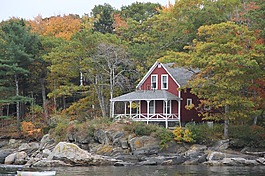 乡村住宅,颜色,房子