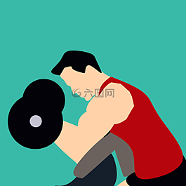 俱乐部,健身房,男子