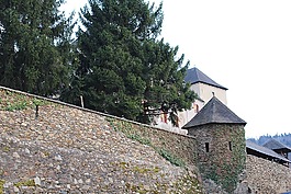 城堡的墙上,瞭望塔,城堡