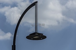 街道照明灯,照明,晚fényvető2