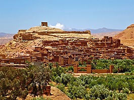 摩洛哥,堡垒,adobe