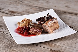costillar,野猪,肉类