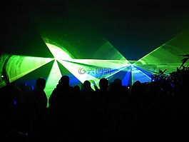 激光,展示,激光表演