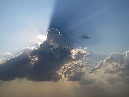 剖切的天空,切片,光