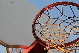 篮球,箍,篮