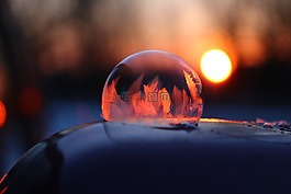 弗罗斯特吸塑,肥皂泡沫,冷冻气泡