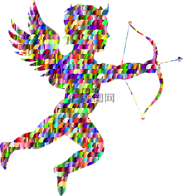 丘比特,天使,箭头