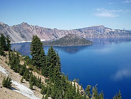 火山口,湖,火山口湖