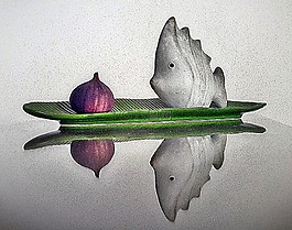 静物,鱼图,艺术