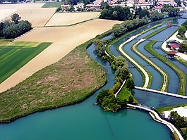 水,蓝色,渠道