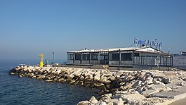 里米尼,海,夏季