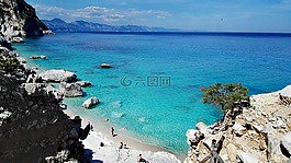 卡拉goloritze,海,撒丁岛