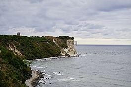 rügen 岛,阿科纳角,波罗的海