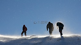 装备,冬季,山