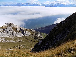 山,mt拉,瑞士