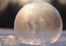 肥皂泡沫,弗罗斯特吸塑,eiskristalle