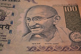 卢比,钞票,圣雄甘地（mahatma gandhi）