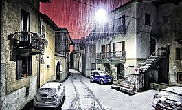 montestrutto,雪,皮埃蒙特