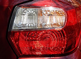 尾灯,车,汽车