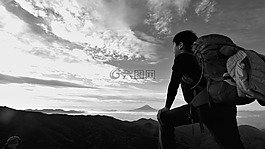 富士山,登山,徒步旅行