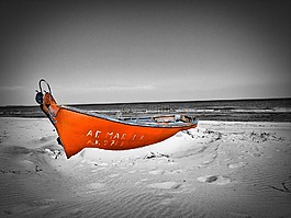 搁浅,引导,海