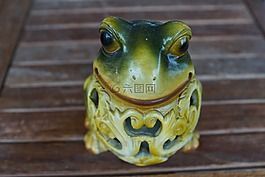 青蛙,数字,绿色