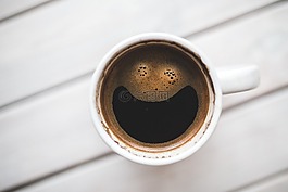 咖啡,杯,快乐