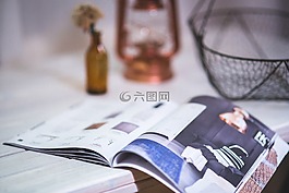 杂志,报纸,开放