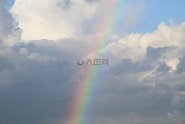 彩虹,很好,地平线