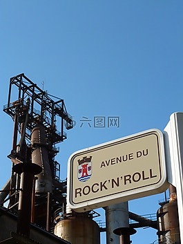 卢森堡,avenue du rock'n'roll,岩 'n' 滚