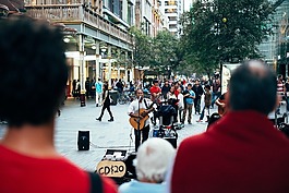 街头艺人,音乐家,音乐