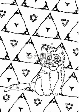 曼陀罗,着色页,图画书