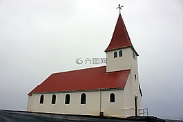 教堂,vik,冰岛