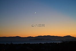 撒丁岛,日落,结束了一天